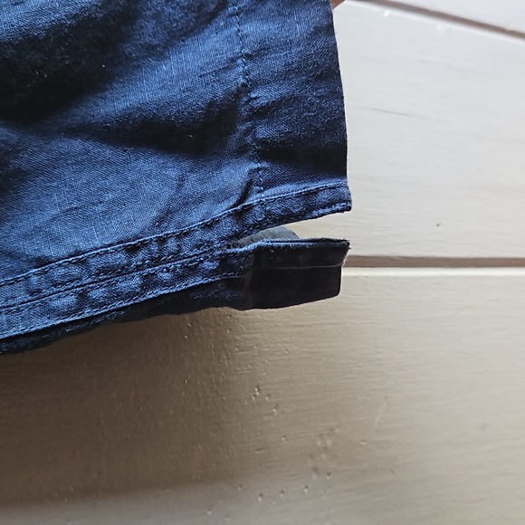 Athletic Linen Skirt with Drawstring Waist - Picture 4 of 8